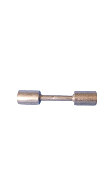 ALUMINIUM LONG CONNECTOR FOR PIPE 8MM