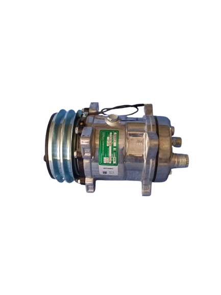 Sanden A/C COMPRESSOR V BELT 12X24 VOLT SD5H14 BACK CONNECTION