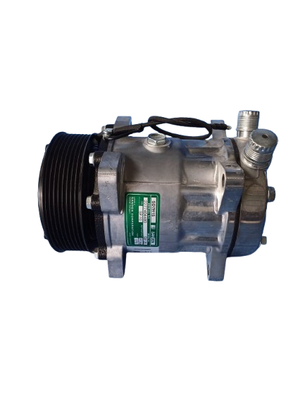 Sanden A/C COMPRESSOR PK BELT 12/24 VOLT SD5H14 TOP CONNECTION